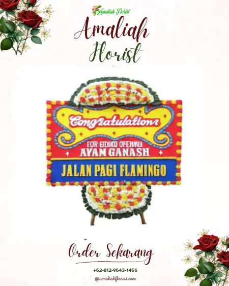 Sewa Papan Bunga Ipu Mea